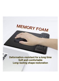 GX Mouse pad with Gel  foam Cushion - Ergonomic Mouse pad with Wrist Rest - Non-Slip & Waterproof - Memory Foam Mouse Mat with Wrist Pad, Hand Rest Gel Pad Mouse, Keyboard, Computer  - Image 4