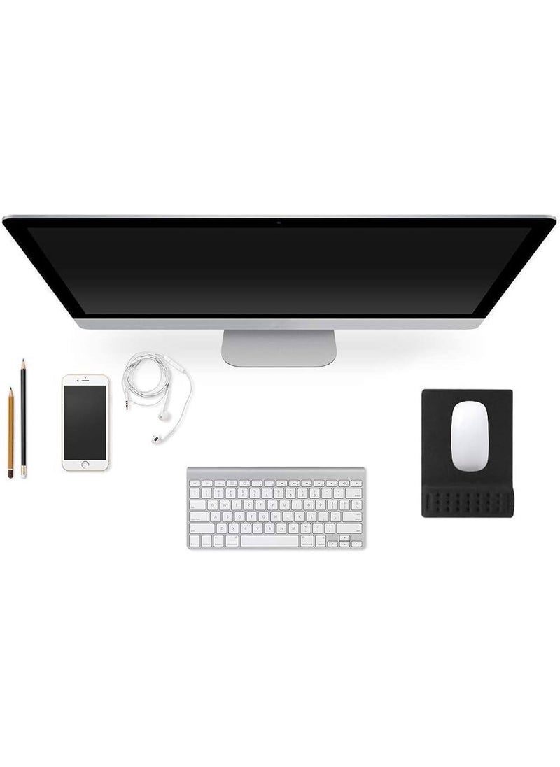 Mouse pad with Gel  foam Cushion - Ergonomic Mouse pad with Wrist Rest - Non-Slip & Waterproof - Memory Foam Mouse Mat with Wrist Pad, Hand Rest Gel Pad Mouse, Keyboard, Computer