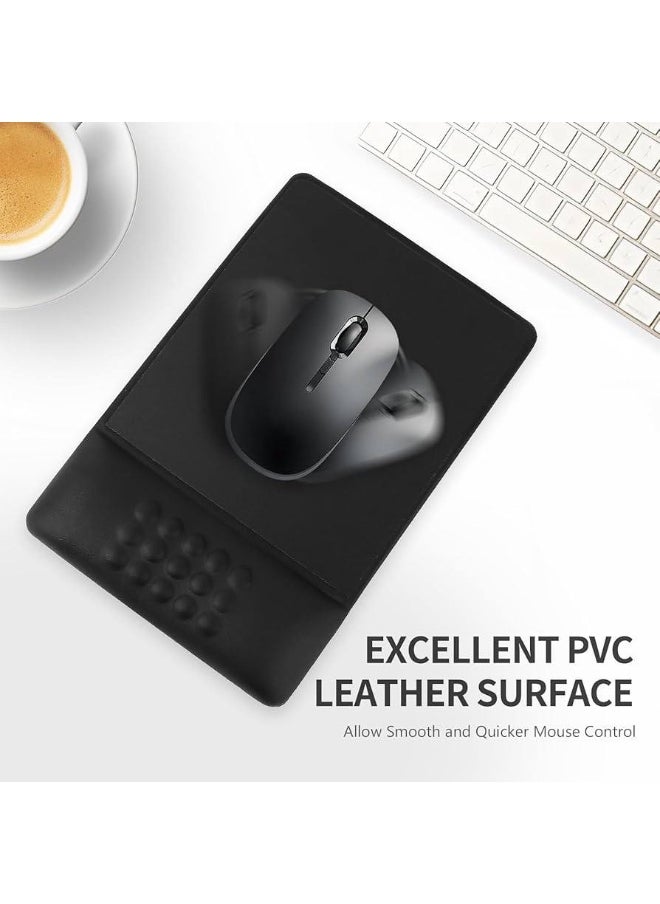Mouse pad with Gel  foam Cushion - Ergonomic Mouse pad with Wrist Rest - Non-Slip & Waterproof - Memory Foam Mouse Mat with Wrist Pad, Hand Rest Gel Pad Mouse, Keyboard, Computer