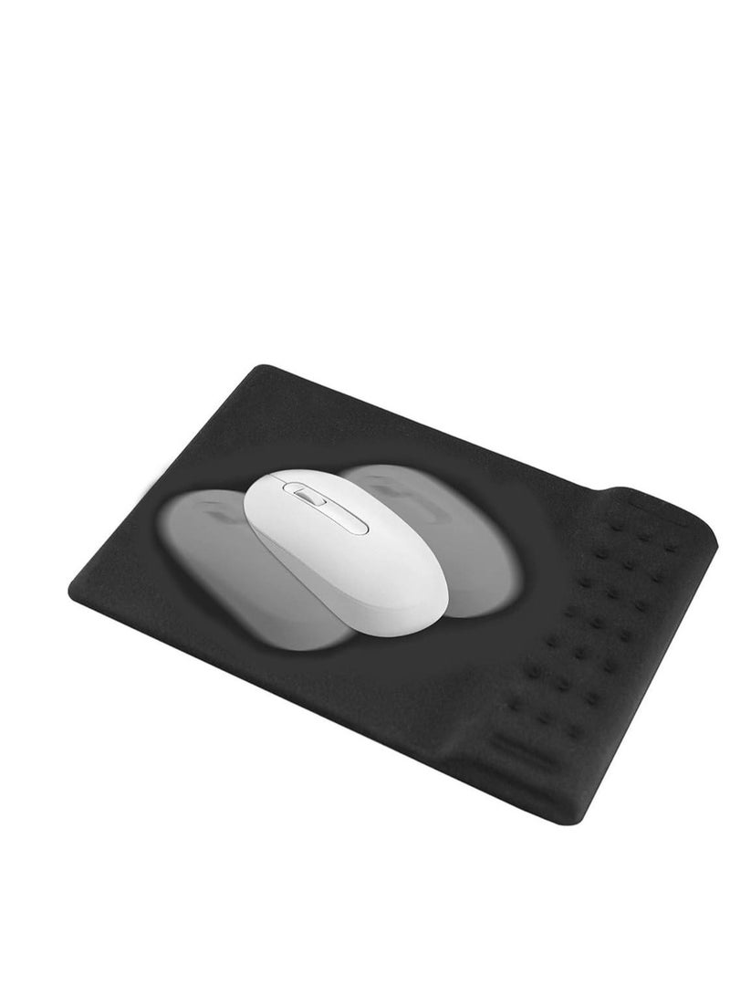 GX Mouse pad with Gel  foam Cushion - Ergonomic Mouse pad with Wrist Rest - Non-Slip & Waterproof - Memory Foam Mouse Mat with Wrist Pad, Hand Rest Gel Pad Mouse, Keyboard, Computer - Image 2