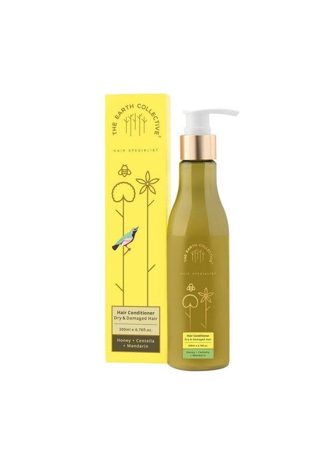 THE EARTH COLLECTIVE - Hair Conditioner For Dry And Damaged Hair 200 Ml For Soft And Frizz Free Hair No Harmful Chemicals - Image 1