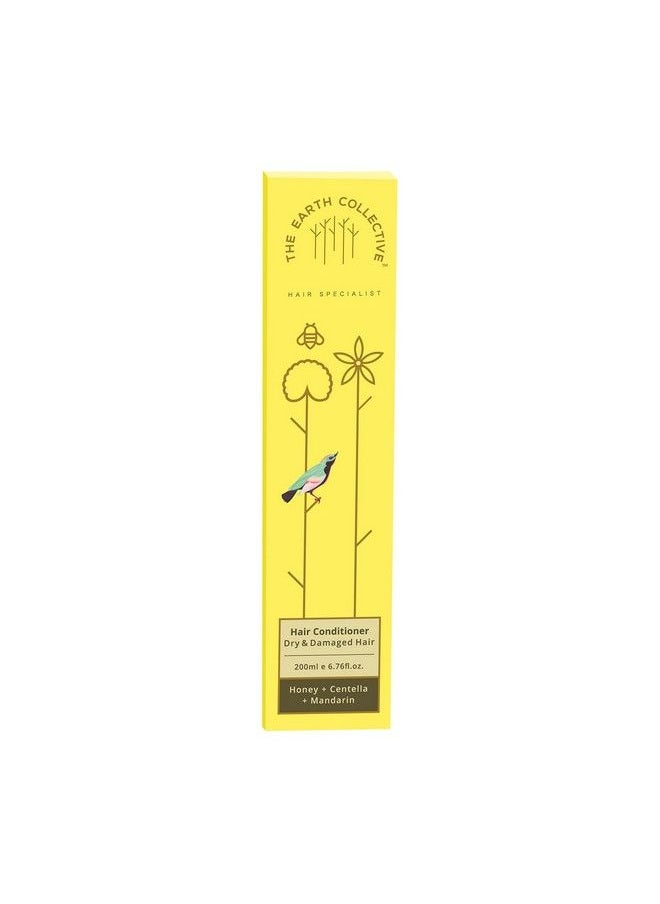 THE EARTH COLLECTIVE - Hair Conditioner For Dry And Damaged Hair 200 Ml For Soft And Frizz Free Hair No Harmful Chemicals - Image 1