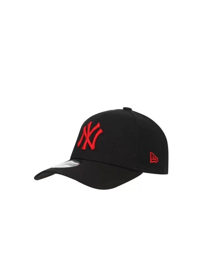 New Era MLB New York Yankees Fashion Sunshade Hat, Mesh Hat, Outdoor Men's and Women's Sports Duck Tongue Hat Black - Image 1