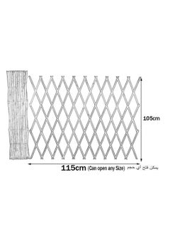 Wooden Garden Decorative Fence Portable Expandable Wicker Wood Picket Trellis Plant Vine Climbing Frame Fence Support - pzsku/Z49079F894F9A950C86C7Z/45/_/1655383175/14710f63-9a9d-4faf-aa1e-d47b3b32a8c8