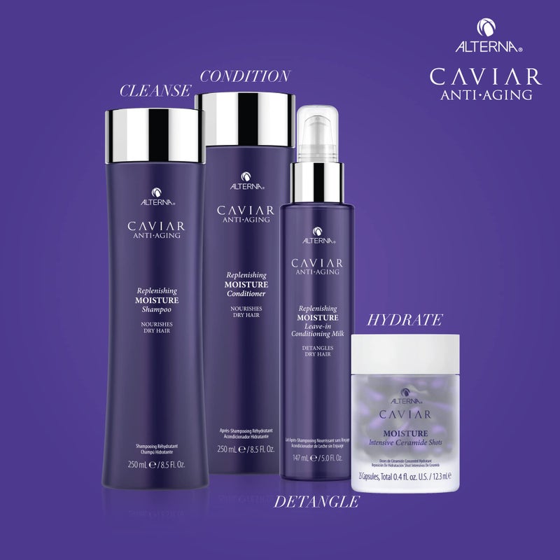 Alterna Haircare CAVIAR Anti-Aging Replenishing Moisture Leave-in Conditioning Milk, 5 Fl Oz | Detangles Dry Hair | Sulfate Free, Paraben Free - Image 2
