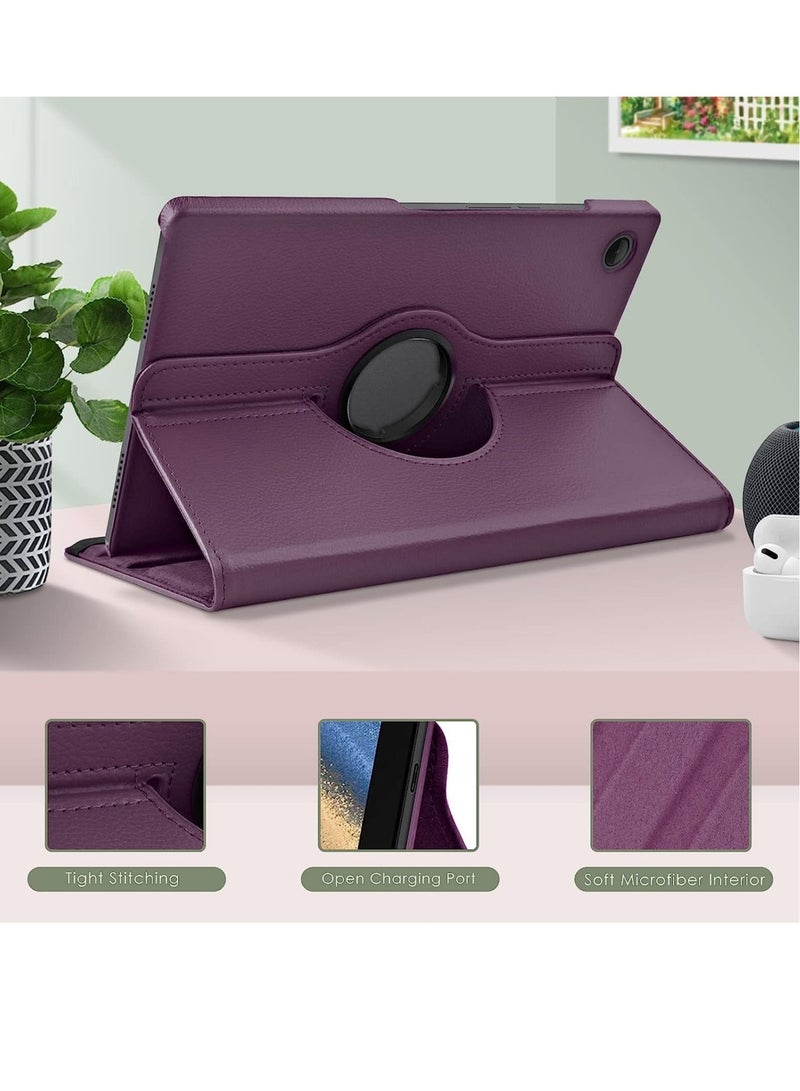 360° Rotating Folio Case for Galaxy Tab A8 10.5 (2022) - Auto Sleep/Wake Leather Cover - Image 4