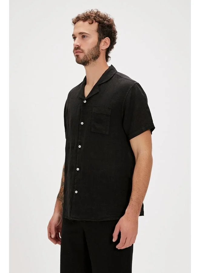 Bad Bear Lyne Black Short Sleeve Men's Shirt.