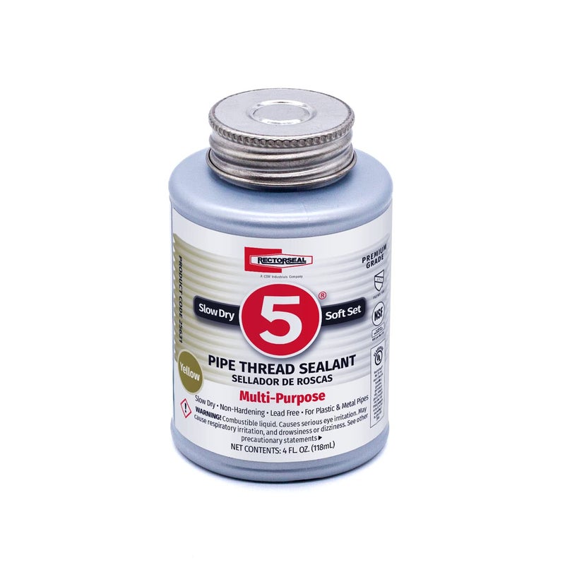 Rectorseal 25631 4-Ounce No. 5 Multi-Purpose Pipe Thread Sealant - Image 1