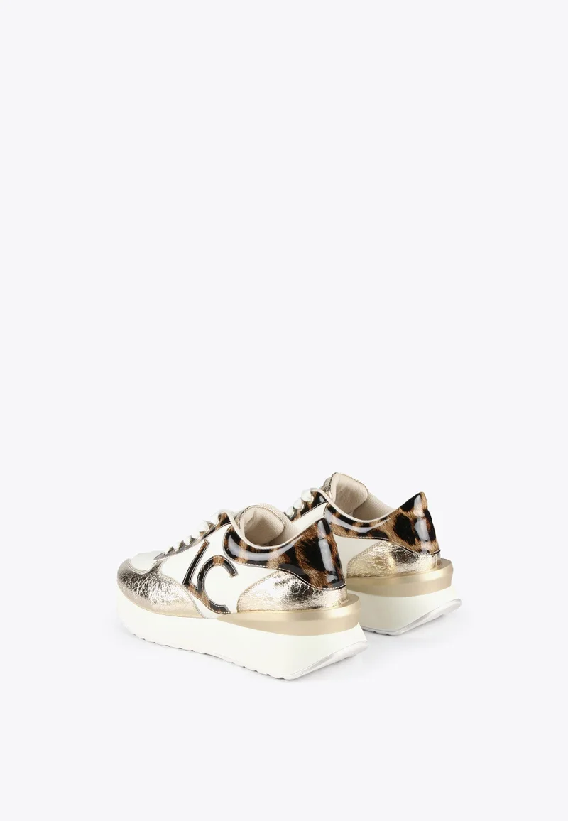 Lola Casademunt Sneakers with animal print details