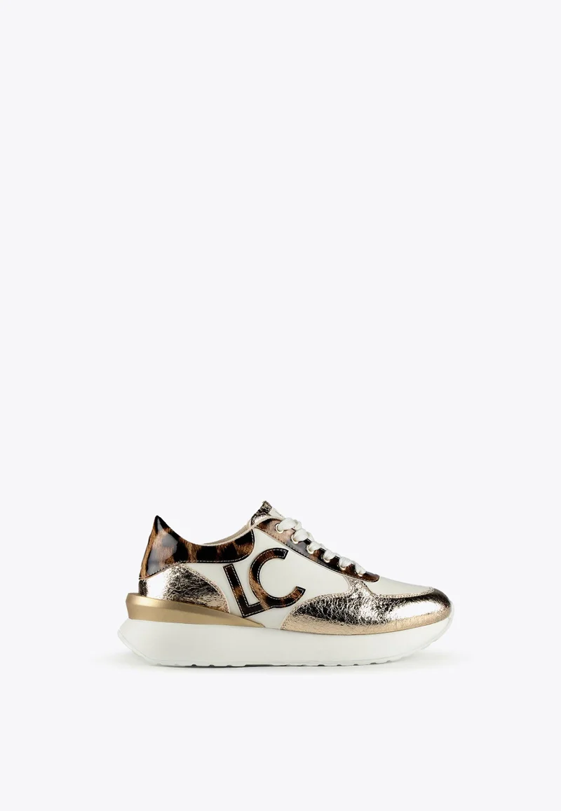 Lola Casademunt Sneakers with animal print details