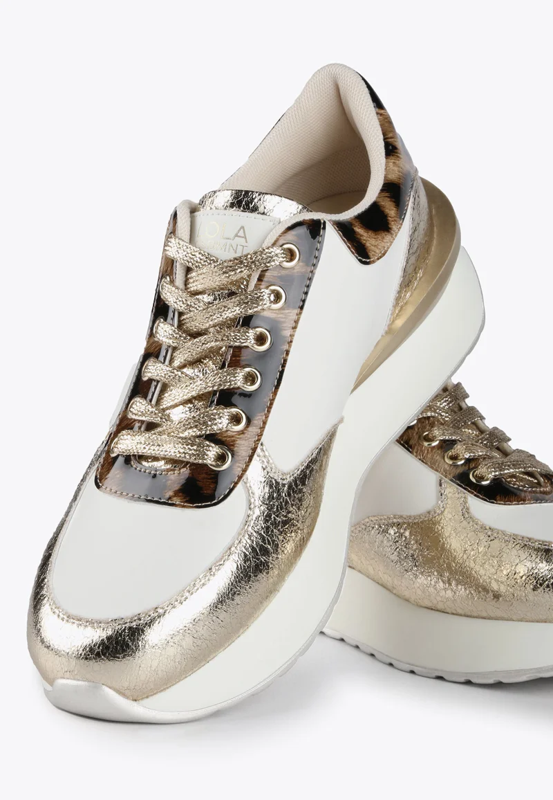 Lola Casademunt Sneakers with animal print details