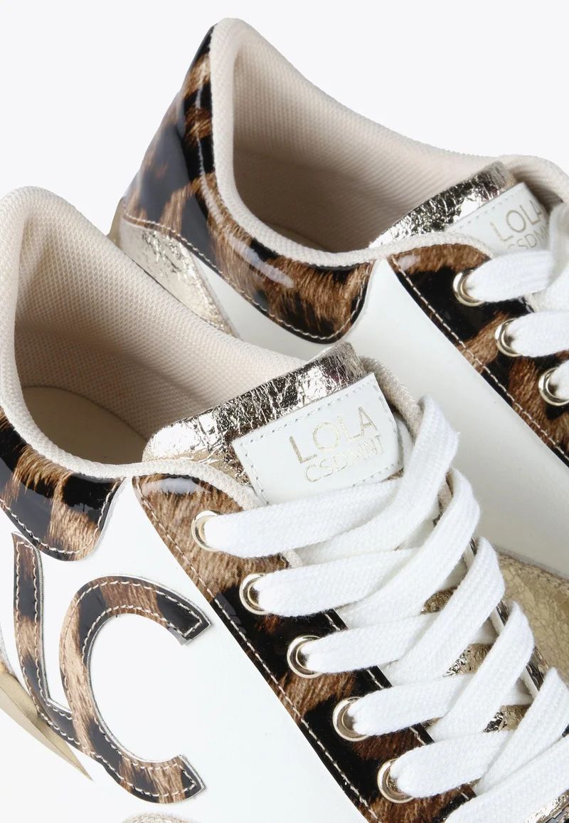 Lola Casademunt Sneakers with animal print details