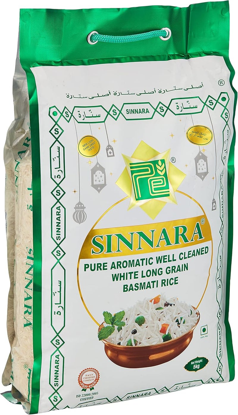 Sinnara أرز بسمتي نقي سنارة 5 كجم - Image 1
