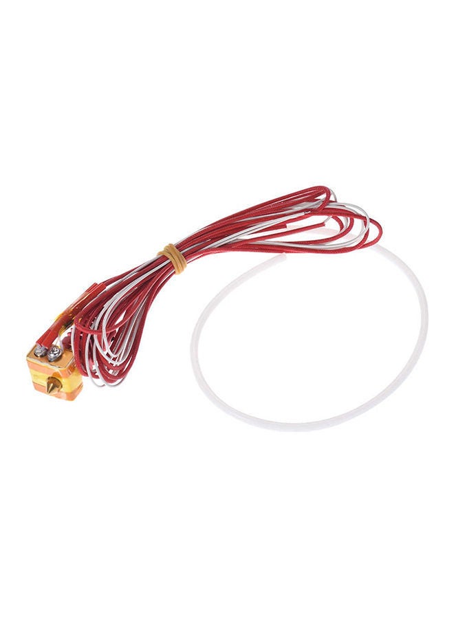 NIBEMINENT 3D Printer Extruder Kit Red/Yellow  - Image 1