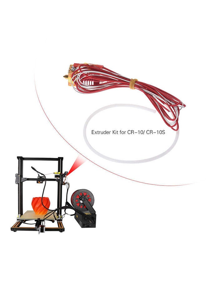 NIBEMINENT 3D Printer Extruder Kit Red/Yellow  - Image 4