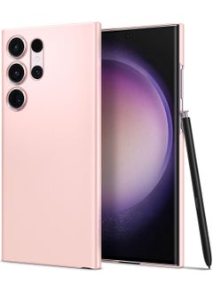 Spigen غطاء حماية Air Skin لهاتف Samsung Galaxy S23 Ultra - وردي ضبابي 