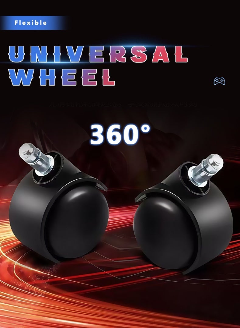 Professional Gaming Chair With Footrest, 10cm Thick Foam, 360-Degree Rotation And Height Adjustment, Adjustable Lumbar Support And Headrest, Ergonomic Design, And Sturdy And Comfortable Support. - Image 3