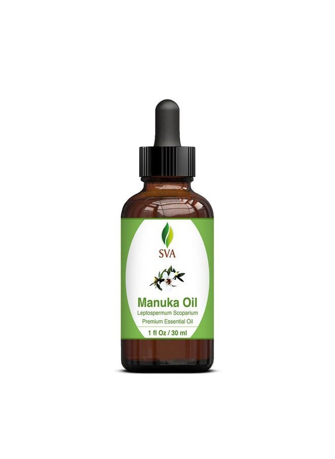SVA Organics SVA Manuka Essential Oil – 1 Fl Oz – 100% Natural Manuka Oil - for Diffuser, Hair Care, Face, Skin Care, Aromatherapy, Scalp and Body Massage, Soap and Candle Making – with Dropper  - Image 3