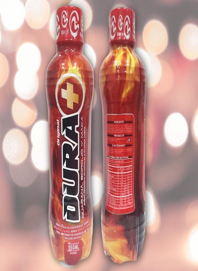 DURA+ ENERGY DRINK - 16.9 Oz - 550ML - with Guarana, Borojo and Maca - Boost your energy and power up your day with DURAMAX, a natural ally designed to maintain your vitality and optimize your performance! - Image 2