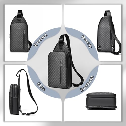 FSD.WG FSD. WG sling Backpack for Men Chest Bag Crossbody Shoulder Bags Travel Hiking Bag Purse for Men with Water Resistant - Image 3