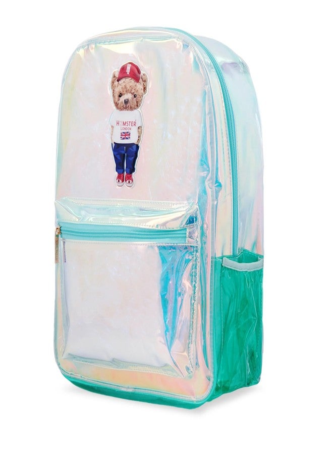 HAMSTER Ted H Backpack - Stylish and Durable Water-Resistant Backpack for Everyday Use(26x12x38cm) (Aqua) - Image 4