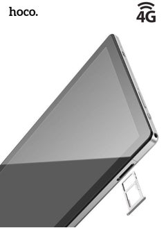 hoco. Hoco Tablet A8 10.1" 4G Dual Sim 6GB Ram 128GB Storage 4G | Silver  - Image 3