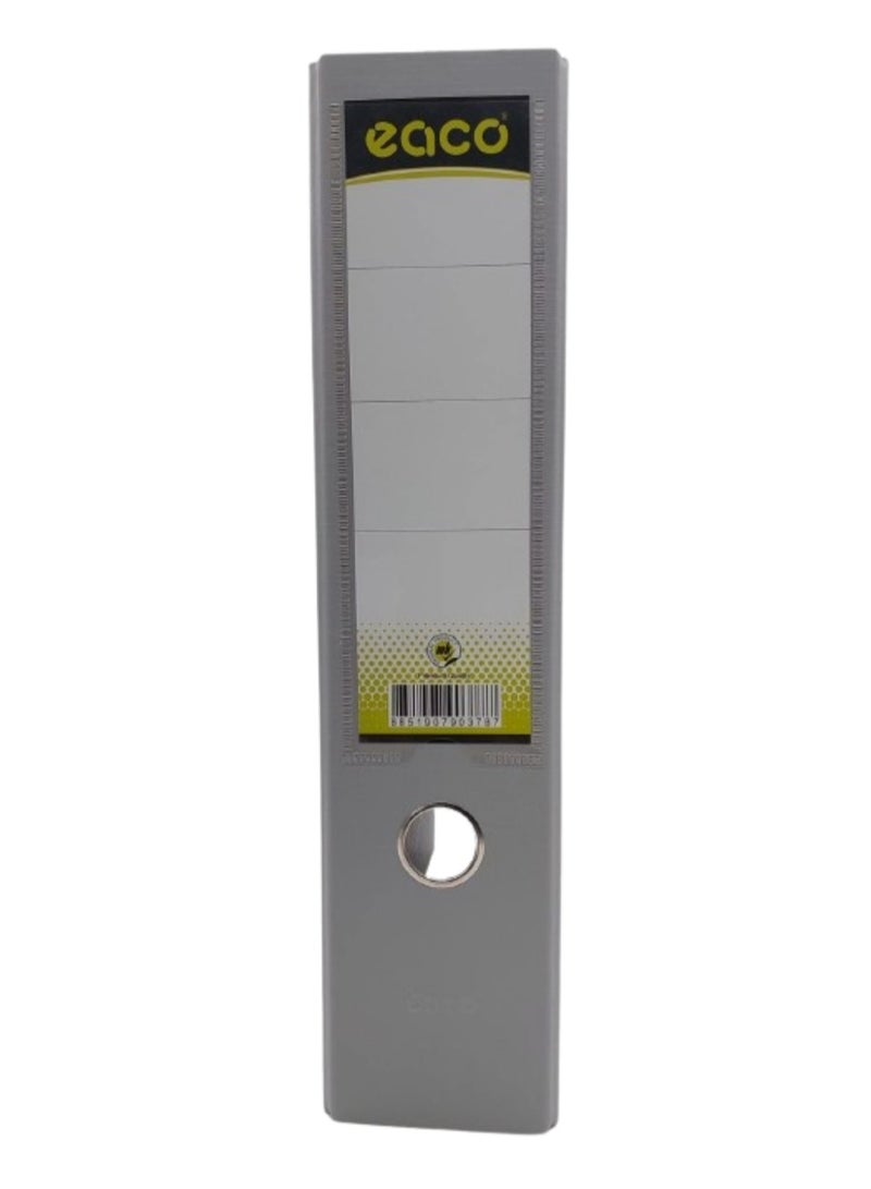 Eaco-Get Organized with File 8.5 cm A4 - Essential for Every Home and Office! Plastic White English