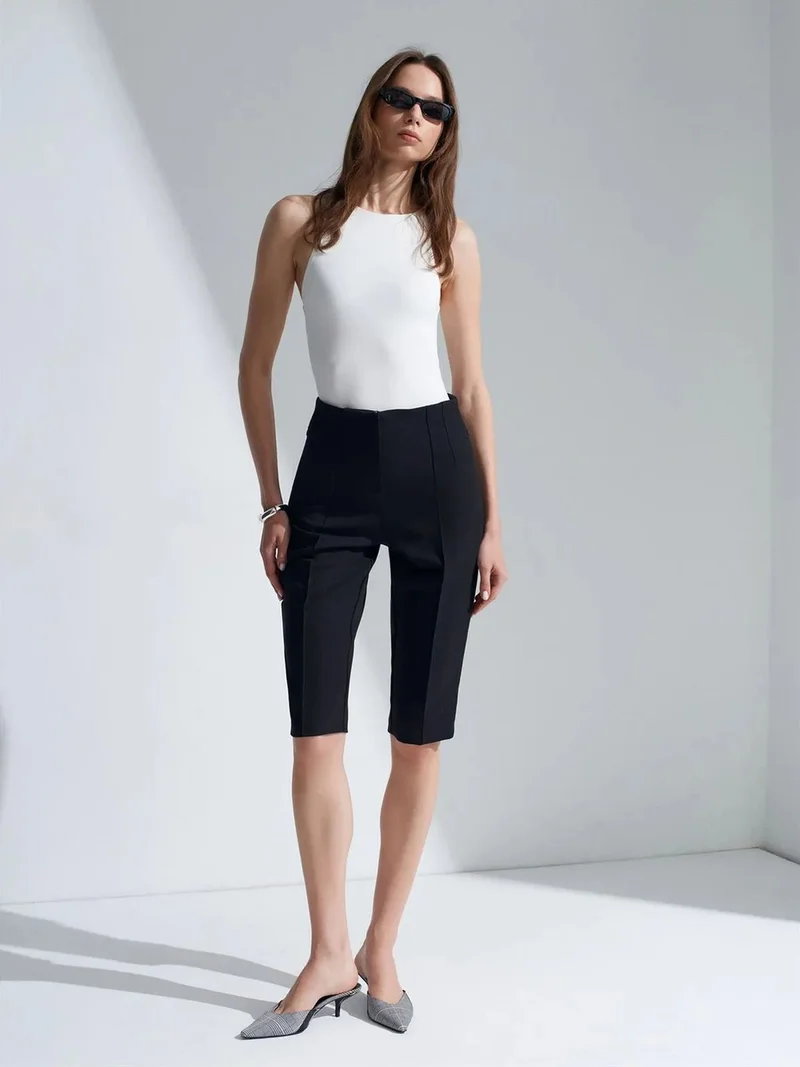 ديلفين Dilvin Slim-Fit Halter Neck Jersey Bodysuit