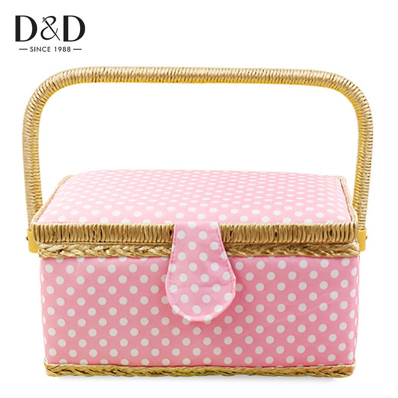 D&D Sewing Kit Box with Tools, Large Storage Case for Needles, Thread, Scissors, Crochet Hooks, Travel Sewing Basket - Image 5