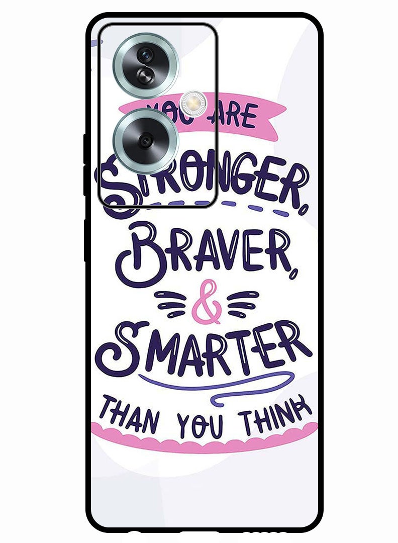 Theodor Protective Case Anti Scratch Shock Proof Bumper Cover For Oppo A79 5G You Are Stronger - Image 1