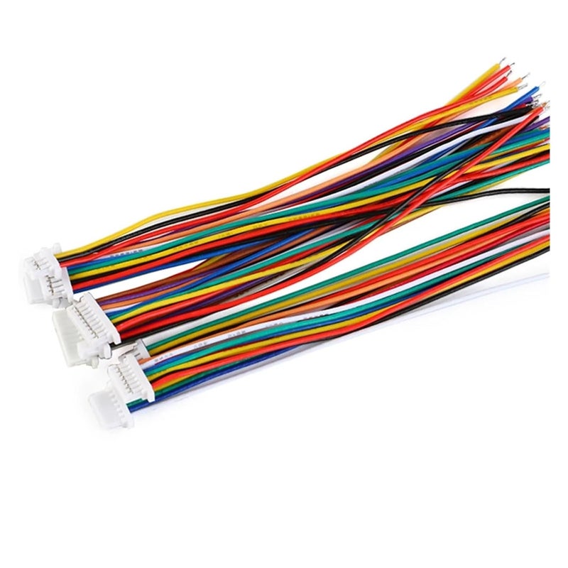 SH1 0MM 20CM 9P Male Plug Connector Wire 2 3 4 5 6 7 8 9 10 Pin Set - Image 1