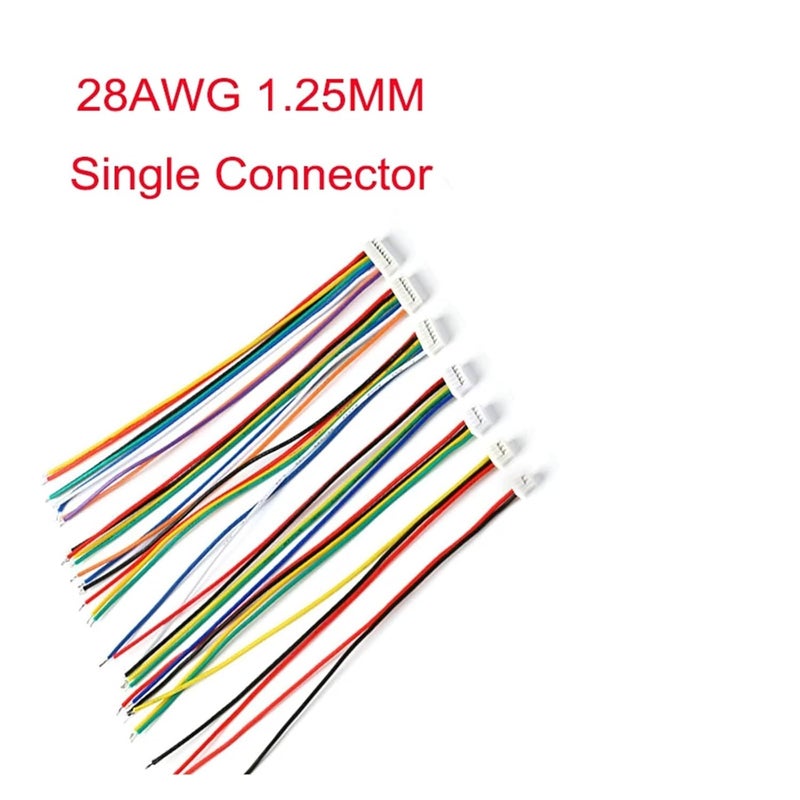 SH1 0MM 20CM 9P Male Plug Connector Wire 2 3 4 5 6 7 8 9 10 Pin Set - Image 4