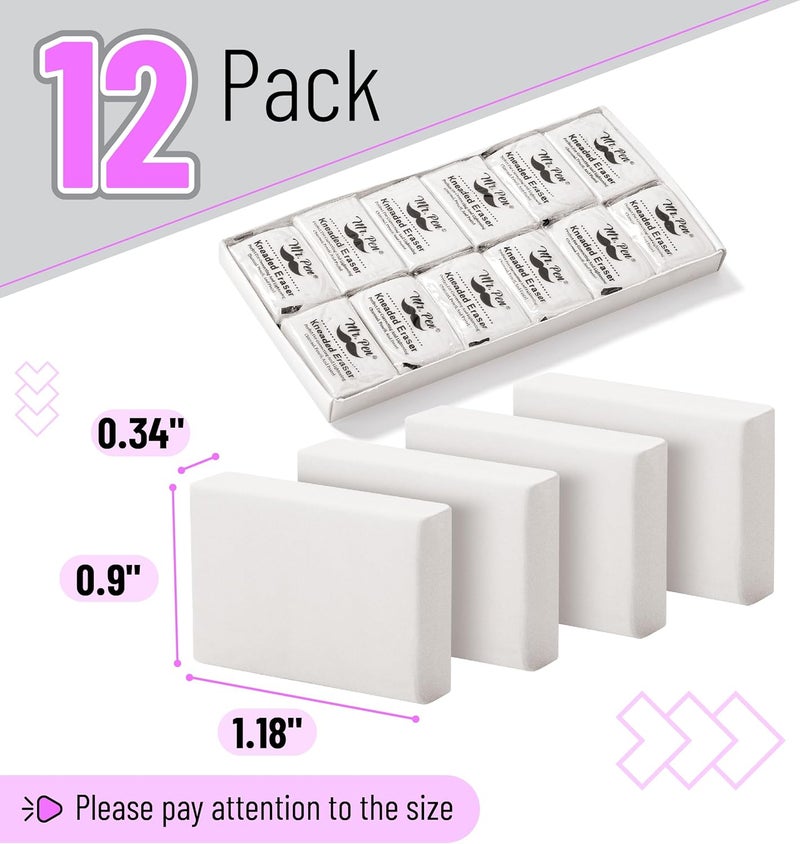 Mr. Pen- Kneaded Eraser, 2 Pack, Kneaded Erasers for Artists, Art Eraser, Kneadable Erasers - Image 2