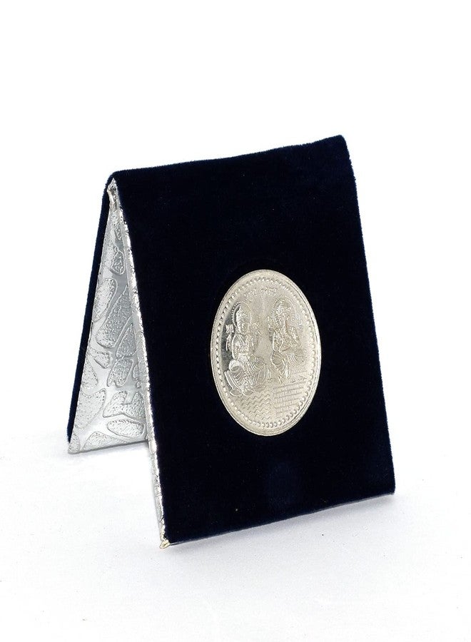 RELBEES German Silver Coins(Pack of 2) 10 Grams Diwali Items for Diwali gifts/Corporate/Dhanteras/Anniversary/Birthday with Velvet ift Box (Pack of 2) - Image 2