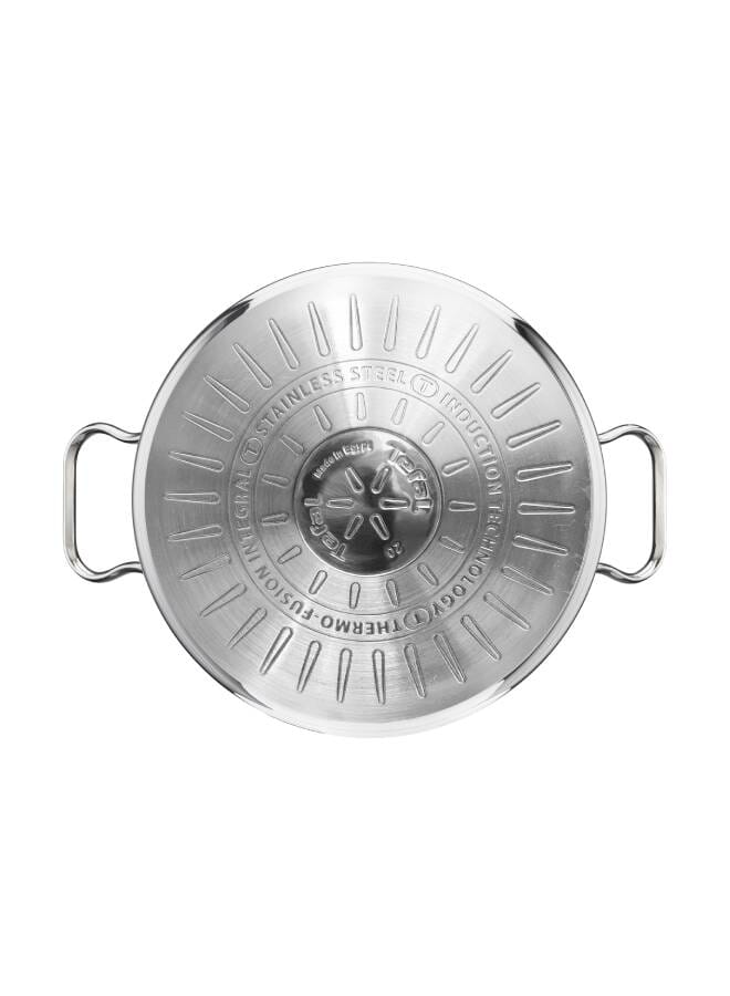Tefal Duetto Stewpot 28 cm - 220800004 Silver - Image 5