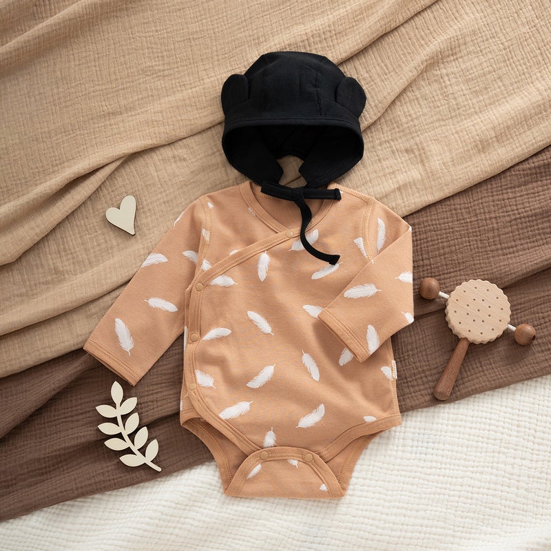 Baby'S Single Layer Cotton Wrap Fart Clothes Cotton Triangle Hayi Baby'S Boneless Newborn Clothes Belly Protection Suit - Image 1