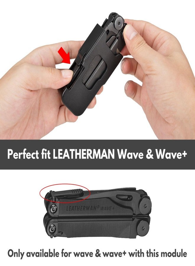 Healvaluefit 360° Holster Sheath for LEATHERMAN WAVE & WAVE + PLUS, Lefty and Righty WAVE Belt Pocket Clip Holder Cover WAVE PLUS Sheath - Image 2