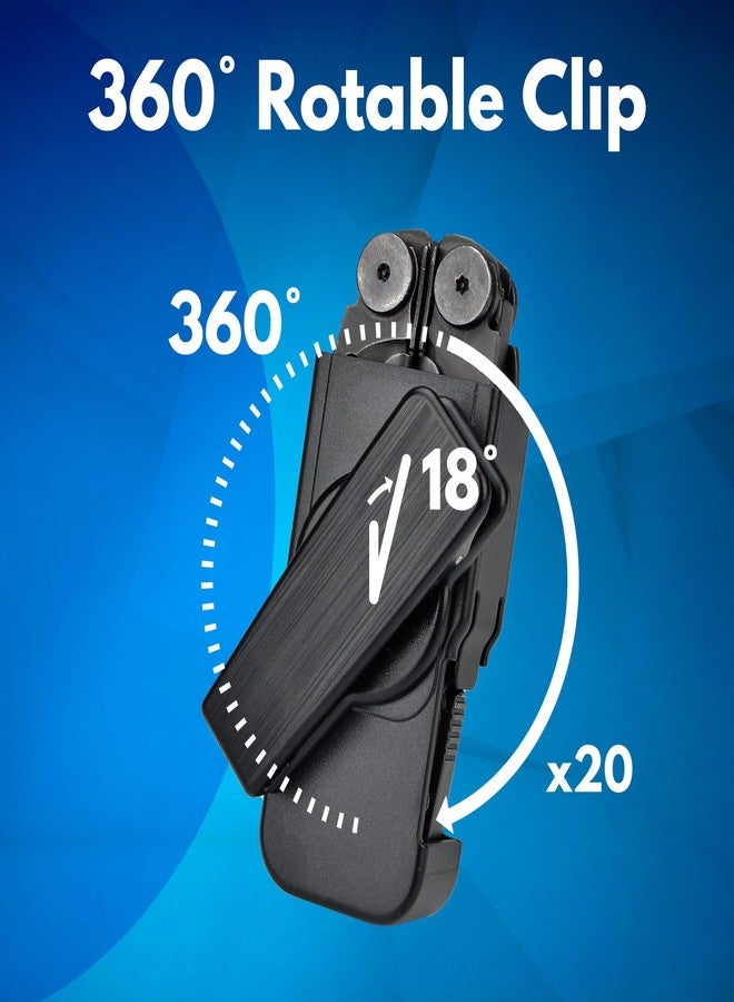 Healvaluefit 360° Holster Sheath for LEATHERMAN WAVE & WAVE + PLUS, Lefty and Righty WAVE Belt Pocket Clip Holder Cover WAVE PLUS Sheath - Image 3