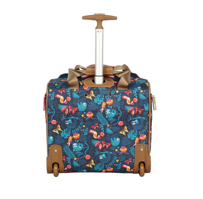 Lily Bloom Designer 15 Inch Carry On - Weekender Overnight Business Travel Luggage - Lightweight 2- Rolling Wheels Suitcase - Under Seat Rolling Bag for Women (Sloth to Me) - Image 5