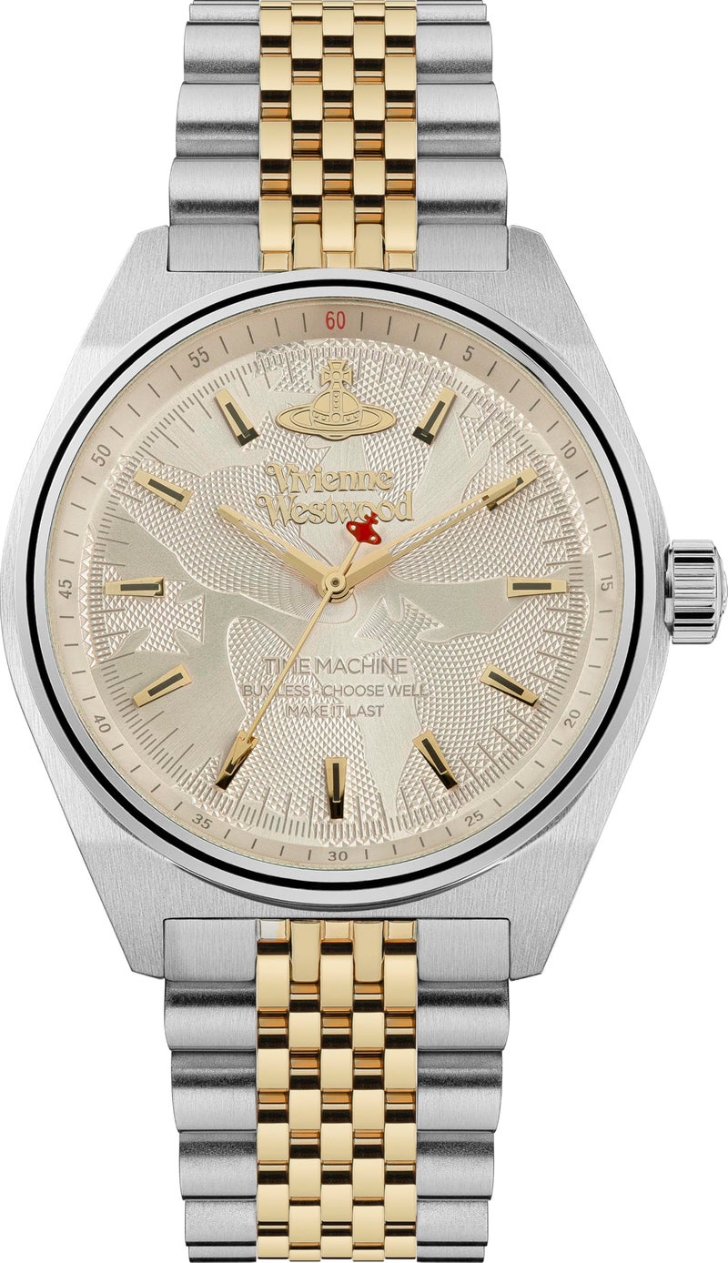 Vivienne Westwood ساعة فيفيان ويستوود ليدي سيدنهام النسائية كوارتز مع قرص رمادي فاتح وسوار من الفولاذ المقاوم للصدأ VV251WGSG - Image 1