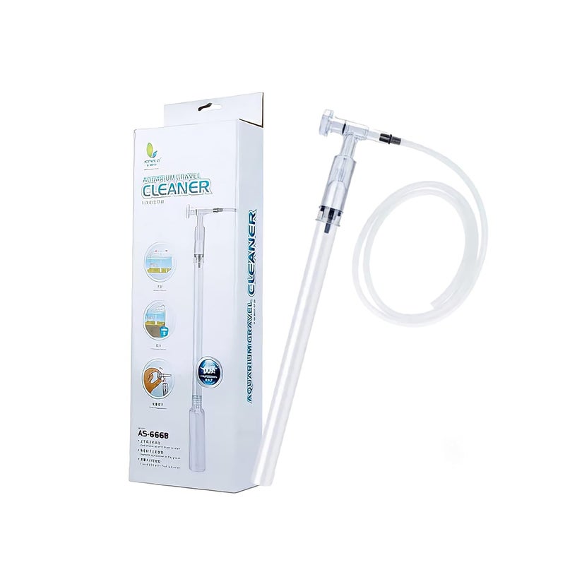 VAYINATO Jeneca Aquarium Fish Tank Manual Water Exchanger, Gravel Cleaner, Fish Waste Remover From Fish Tank Bottom As-666B - Image 5