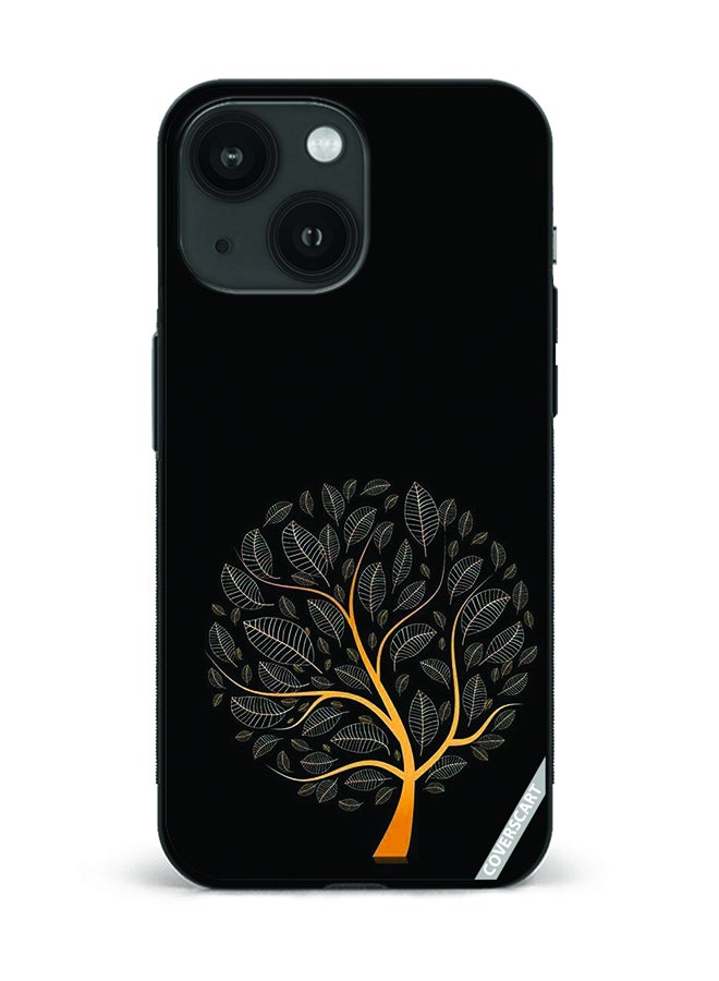 COVERSCART Protective Case Cover For Apple iPhone 14 Plus Tree Design Black