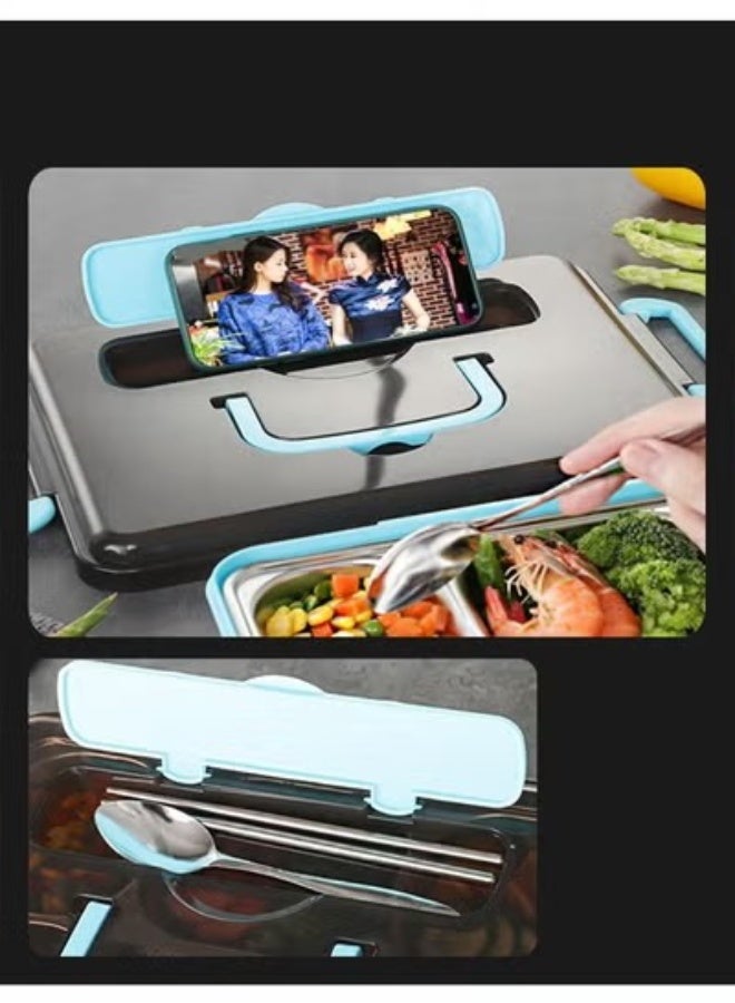 Portable Outdoor 5 Compartment Sealed Lunch Box for Children and Office Workers - Image 3