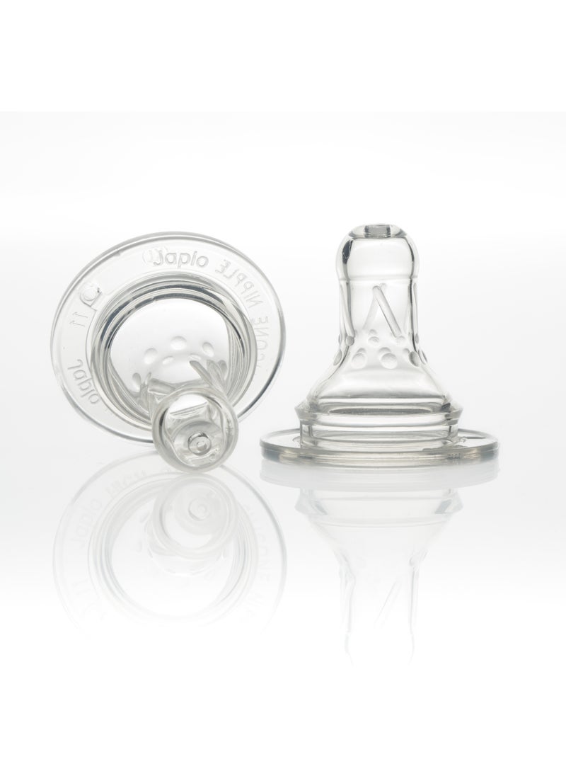 Japlo Round baby feeding Bottle with Anti-colic nipple & Lukewarm water mixer size 120 ml (assorted)  - Image 2