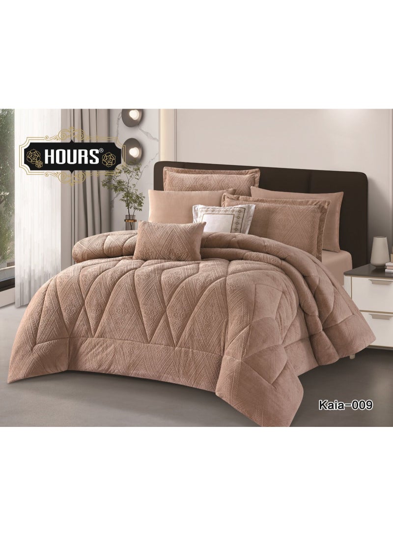 Horse Double-sided warm fur winter bedspread - choose size