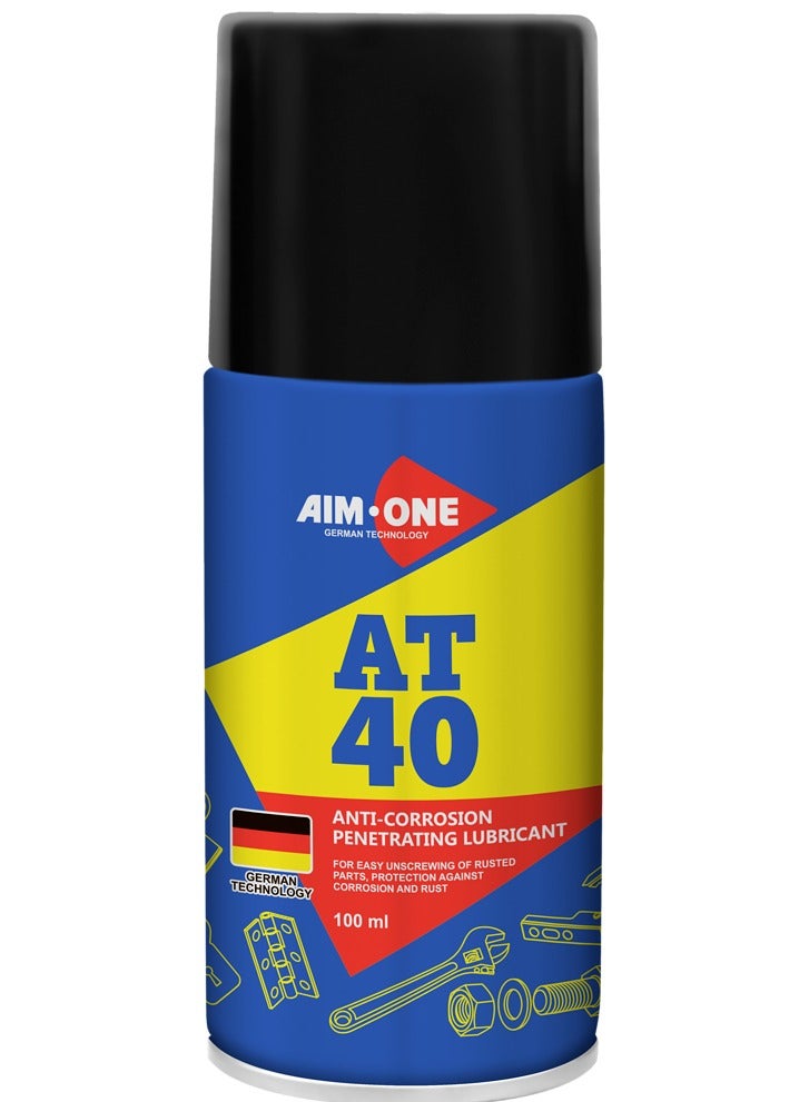 AIM-ONE Aim One AT-40 100ml - For Easy Detach Of Rusted Parts - Protection Against Corrosion & Rust - Image 2