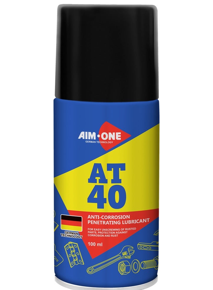 AIM-ONE Aim One AT-40 100ml - For Easy Detach Of Rusted Parts - Protection Against Corrosion & Rust - Image 1
