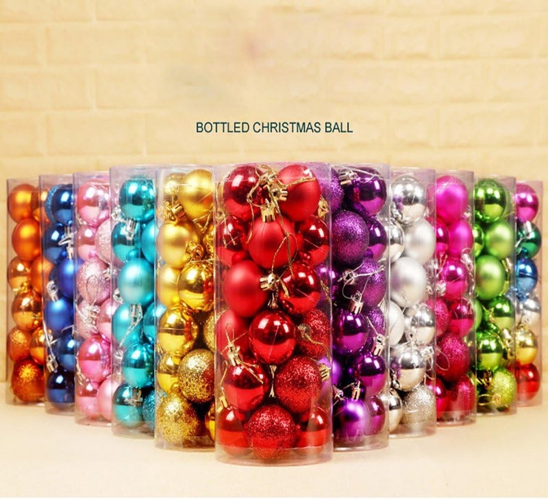 klarako Christmas Balls Ornaments - 24Pcs Christmas Tree Ornaments, Shatterproof Shiny and Polshed Glossy Christmas Tree Hanging Ball for Holiday Wedding Party Wreath Decorations (Silver) - Image 4