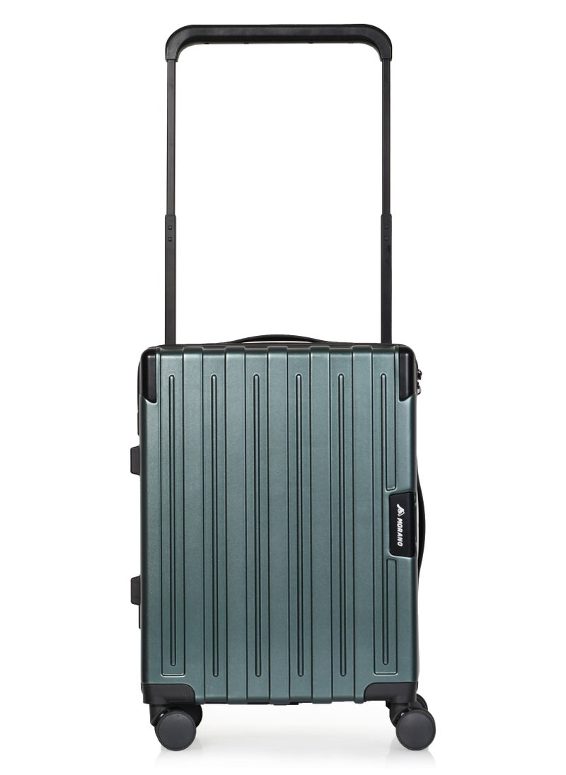 Lightweight modern Morano travel bag made of hard ABS material Green Size: 37 cm*22 cm*48 cm