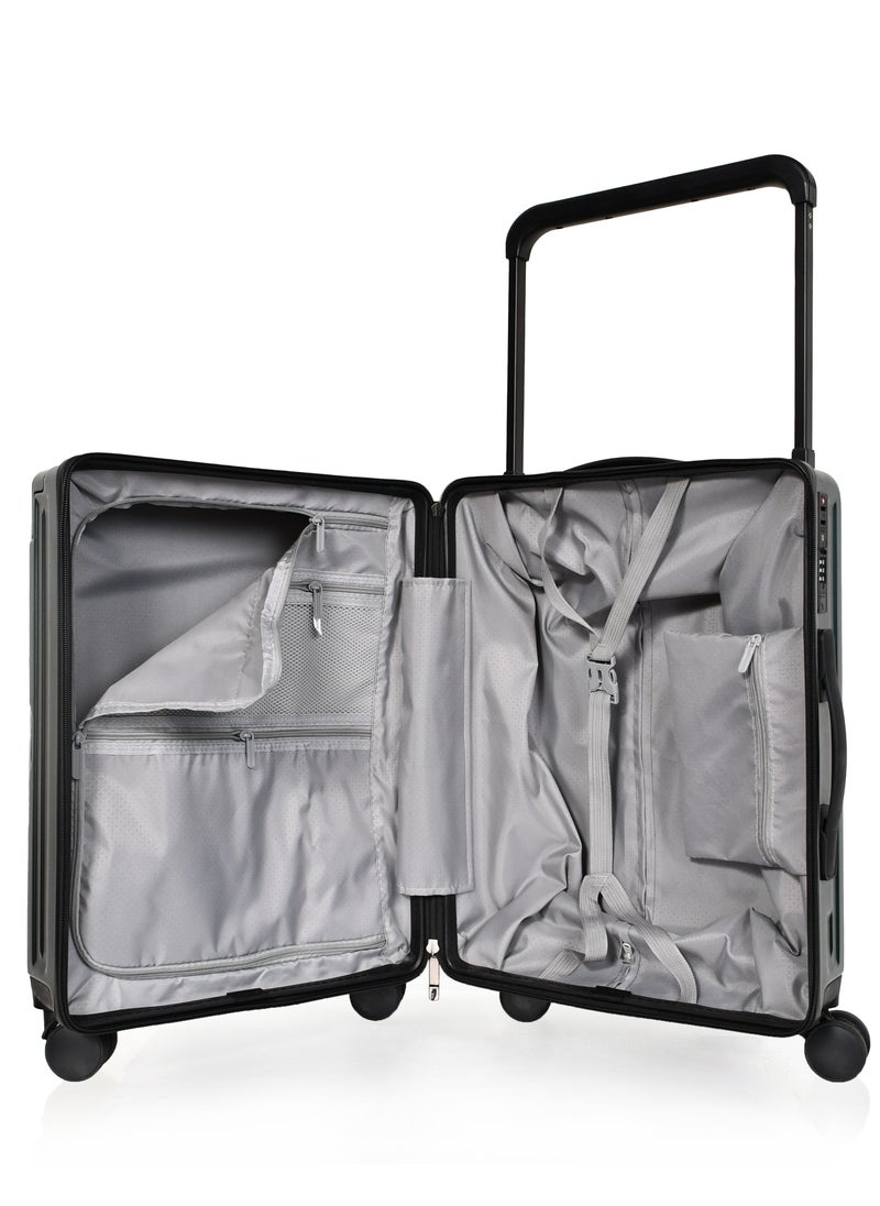 Lightweight modern Morano travel bag made of hard ABS material Green Size: 37 cm*22 cm*48 cm